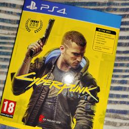Cyberpunk 2077 PS4. Opened but in like new condition. Comes with the following

Game Discs
World Map
World Compendium
Sticker Sheet
3 Post Cards
Digital Content Details Sheet

I've opened the sleeve that keeps the post cards together unfortunately. Please see the pictures for details.

Collection for IG9 (Buckhurst Hill/Loughton) or E17 (Walthamstow)

Thank you for viewing :)