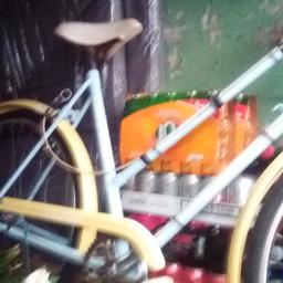 three speed bike ride fine just sat in shed so got few marks been sprayed baby blue and yellow really nice sturmey and archer lights all works asking £30 collection from lakenham norwich