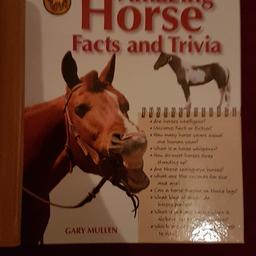 Brand new never used. Great for horse lovers. Thick book with awesome facts