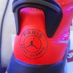 Paris Saint Germain collaborated with Nike air jordans...used but still very decent...collectors...