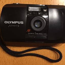 Tolle analoge Kamera von Olympus mit Kameratasche.
mju-I

Tierfreier Nichtraucherhaushalt.
Privatverkauf, keine Rücknahme.
Versand gegen Kostenübernahme möglich.