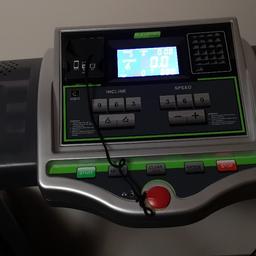 Great running machine with lots of different programms . Running machine works great but incline on it doesnt work never looked at it so could be an easy fix . Collection only and would need a large car or van as quite big . Need it gone as soon as possible. I need the room.