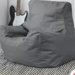 Grey bean bag chair with side pockets only used a couple of times excellent condition was brought from argos for £50 collection only from Mansfield area will not post