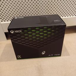 XBOX Series X - Brand New + Unopened

Payment by bank transfer only.

£500 - no offers

£5 deposit required to reserve and avoid timewasters. please feel free to check my shpock feedback.