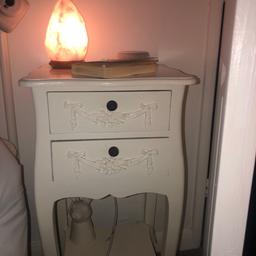 Dunelm Toulouse Ivory bedroom set
2x bedside tables
1 small chest of drawers 
1 large chest of drawers