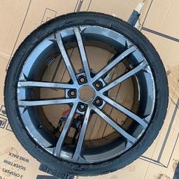 18” VW GOLF GTD NOGARO ALLOY WHEELS Could Do With A Refurb Depending How Fussy You Are, Tyres Are Good
5X112 Will Fit VW/Audi/Seat/Skoda