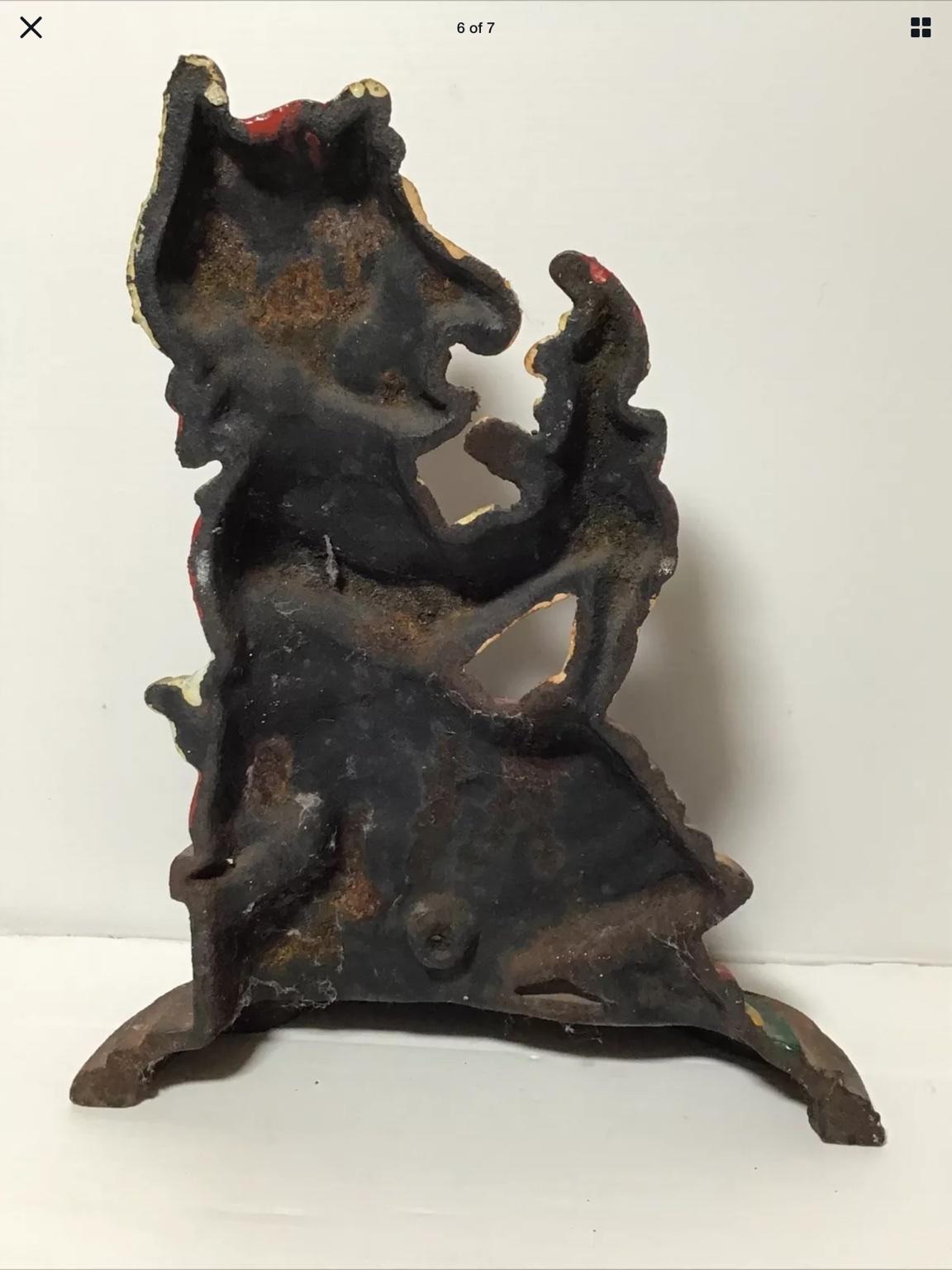 Victorian (punch and)Judy door stop cast iron in HP14 End for £30.00