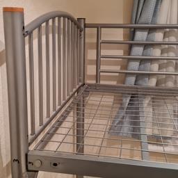 Good and strong metal bunk bed.