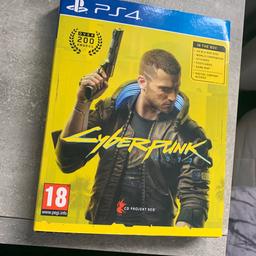 Cyberpunk 2077 
Mint condition only bought brand new 10 days ago  on the release date
Selling due to not really being a fan of the game 
Includes all the postcards
£40
Collection only