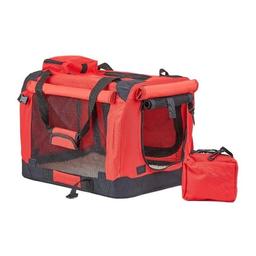 Here we have a brand new pet carrier/bed
In red foldable for easy storage
Storage bag attached for treats
Mesh and flap covers for nervous travelling pets
Suitable for dogs and cats
Any questions please ask
Dimensions in photos
Happy buying
Please look at my other items