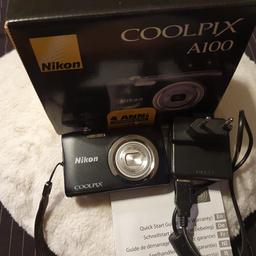 vendo Nikon A100 coolpix in garanzia, acquistata a gennaio del 2020 quindi ancora in garanzia. in perfette condizioni, usato pochissimo. consegna a mano su Milano, eventuale spedizione 8 euro