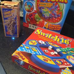 Collection ONLY from PO7 Purbrook, no holding its first come first served basis thankyou. Price is £12  for bundle, no offers!!!
All in new condition including boxes, kerplunk and tower opened but never used, switch game used once only.