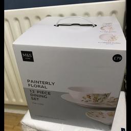 Brand new beautiful bone China Marks and Spencer dinner set. Priced and retails at £79.
Selling for half price, collection is Bromley BR1