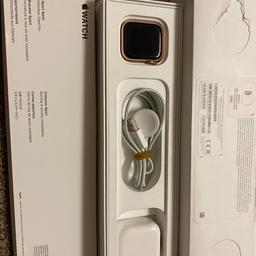 Used Apple Watch series 5 rose gold 
Come with box and original charger and gold band 

Good working and reset factory setting 

Available for pick up or 
Can deliver locally if you need to