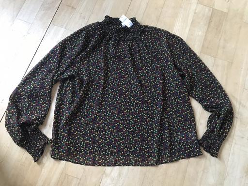 Buy & Sell West London Bedford Park - West London - Photos for Sheer black floral blouse GAP L