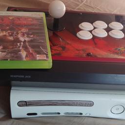 xbox 360 console 60gb hdd with wireless adapter and power brick fully working
comes with one game tekken 6(fighting game)
and comes with a street fighter iv arcade fight stick all items do show signs of wear but all working like new grab a bargain as the fightstick alone goes for quite a lot more on ebay itself