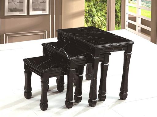 Buy & Sell West Yorkshire Bradford - Photos for Black marble effect nest tables