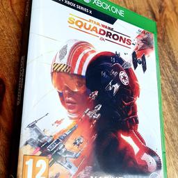 Star Wars SQUADRONS - XBOX ONE X
Game is brand new but not sealed.

Amazing Starfigter combat game in 4K!
Play for The New Republic or The Empire!

Released just last October 2020 by EA.