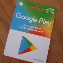 Google Play gift card £30. Unwanted xmas present. Will accept £25. Collection Only.