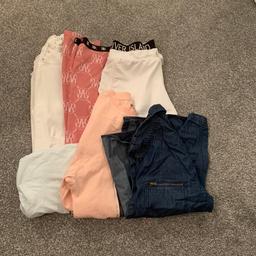 6 pieces of girls clothing all from RIVER ISLAND

Good clean condition, some hardly worn

White Jeans - age 9
Pink RI leggings - age 11-12
White shorts - age 9-10
Unicorn motif top - age 9-10
Salmon pink long sleeve motif top - age 11-12
Dark blue denim shirt - age 9

Willing to post 📦