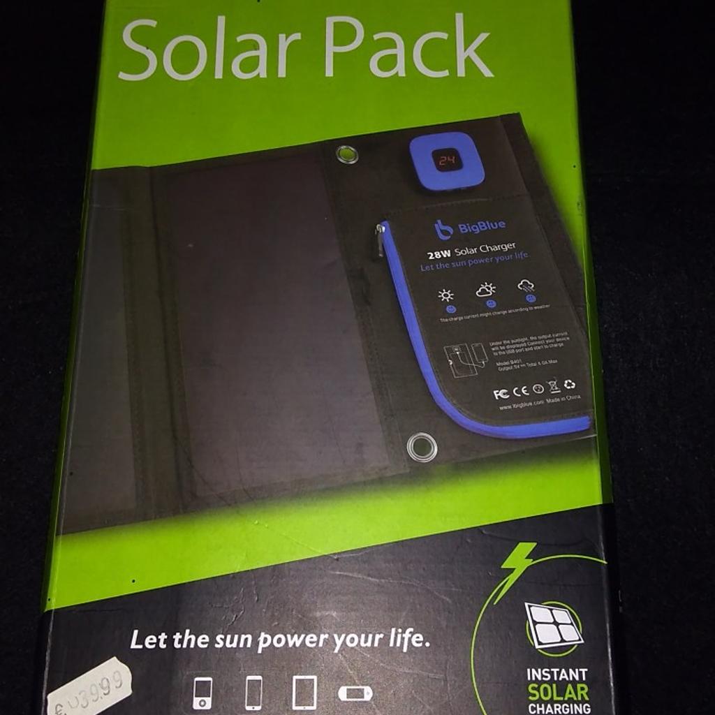 SOLAR PACK BIG BLUE TESTSIEGER in 81671 München für € 29,00 zum Verkauf ...