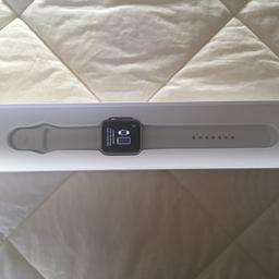 Silver Aluminium White Sports Band.

Mint used condition.

No marks or screen damage always had a screen protector fitted.

Complete with charger and strap extension.

Cash on collection.