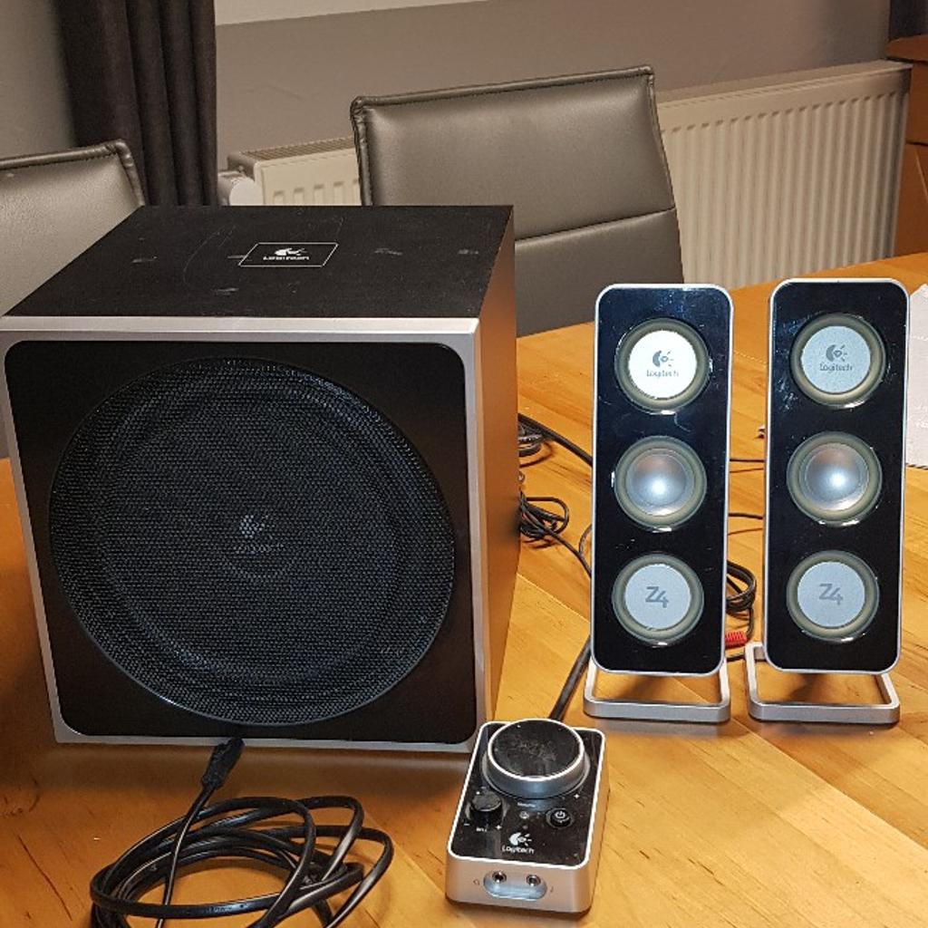 Logitech Z4 PC Lautsprecher System Subwoofer in 66976 Rodalben für € 45 ...