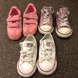 2 pairs of converse
1 Adidas 
Used condition-need a good wipe
£5 for all 
Collection only-bromsgrove