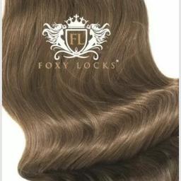 Foxy Locks Luxurious 26 Inch 300g Chestnut Brand New, the box has been opened and could not return due to being void. The extensions have been worn once to try on.

Colour: Chestnut 

Weight: 300g
Length: 26"
Type: Seamless Clip In 

- Made from Remy Human Hair
- 8 wefts (Full head):
One x 9" wide with 4 clips
One x 7" wide with 4 clips
Two x 6" wide with 3 clips
Two x 4" wide with 2 clips
Two x 2" wide with 1 clip