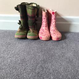 Next Boots £3
Black Boots £1
Wellies SOLD
Slippers £1
Pumps 50p each
White Sandals SOLD.
Some more worn condition than others

From smoke and pet free home.

If it’s still listed, it’s still for sale.

Please note: Collection only from Haworth, Keighley. Will not post, cannot deliver. No time wasters.