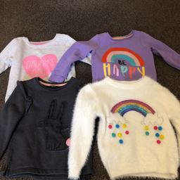4 lovely jumpers, good condition