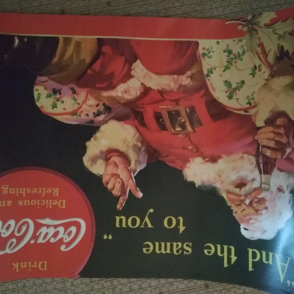 Verkaufe hier ein schönes Coca-Cola Poster.

keine Rücknahme.