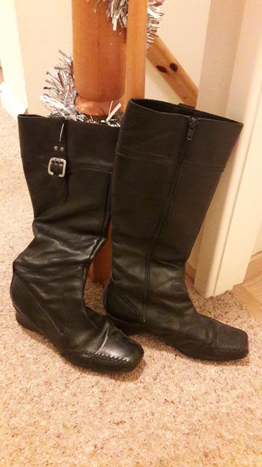 Buy & Sell Greater Manchester Wigan - Photos for NEXT Black knee length boots size 61/2