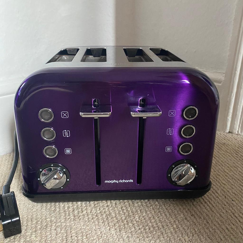 Purple 4-Slice Toaster