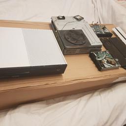 selling as spares or parts the consoles that are there do power on, what you see in the picture is what you get. ideal for parts or spares could possibly make a working xbox out of the two I just dont have the time