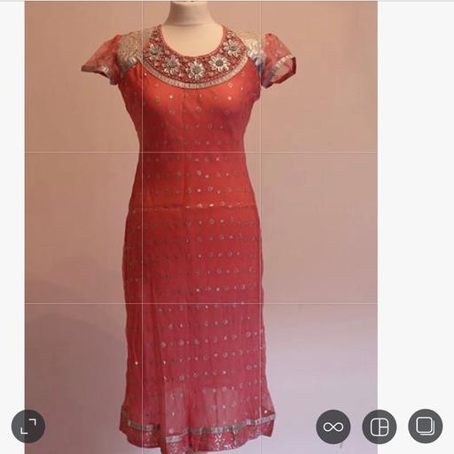 Buy & Sell Greater Manchester Salford - Photos for Size 10-12 pink Asian ethnic dress