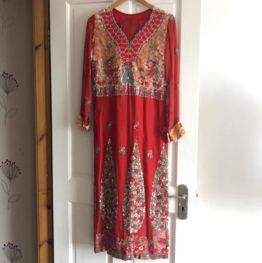 Buy & Sell Lancashire Chorley - Photos for Women’s size 10 red Asian ethnic dress