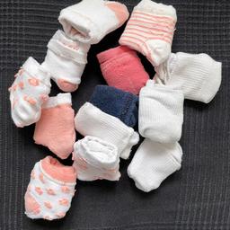 Mixed baby socks 6-12 months