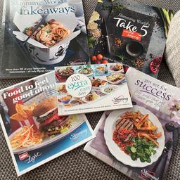 Slimming world books x 5
All good condition

Fakeaways

Take 5 second helpings

100 extra easy days

Get set for success

Food to feel good about

Set the year off right with the best help to lose weight and still eat fab food
