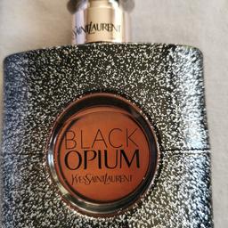 ysl black opium 50ml eau De parfum sprayed twice x