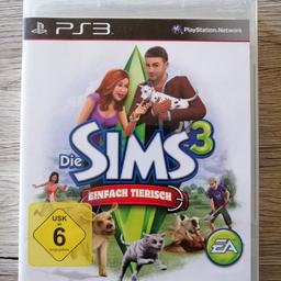 Verkaufe das Playstation Spiel "Die Sims3 einfach tierisch".
Spiel sowie Verpackung befinden sich in einem einwandfreien Zustand.