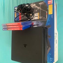 PS4 500GB with 3 games , only used a few times and that’s it. It’s kept inside the box but comes with no controller but comes with all original wires and a charger.
CAN BE DELIVERED DEPENDING ON DISTANCE 