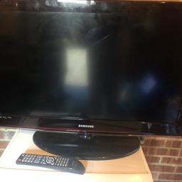 32 inch. Working. Good condition with remote. 

Postage payment depends on location.