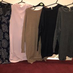 Combination of knitted jumpers and knitted dresses x12 sized S-M