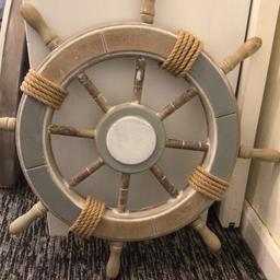 Great condition large ship wheel 24” x 24”
Collection Only DY8 Stourbridge