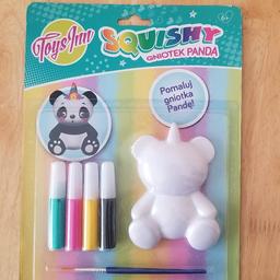 ☆ Paint your own Sqishy panda!
☆ Mix the paints to create new colours!
1. Paint your panda however you like.
2. Leave in airy place for 24h to dry.
Your Panda is ready to play with!!!