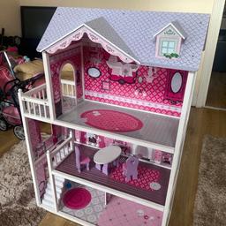 123cm tall doll house. Will be cleaned before collection