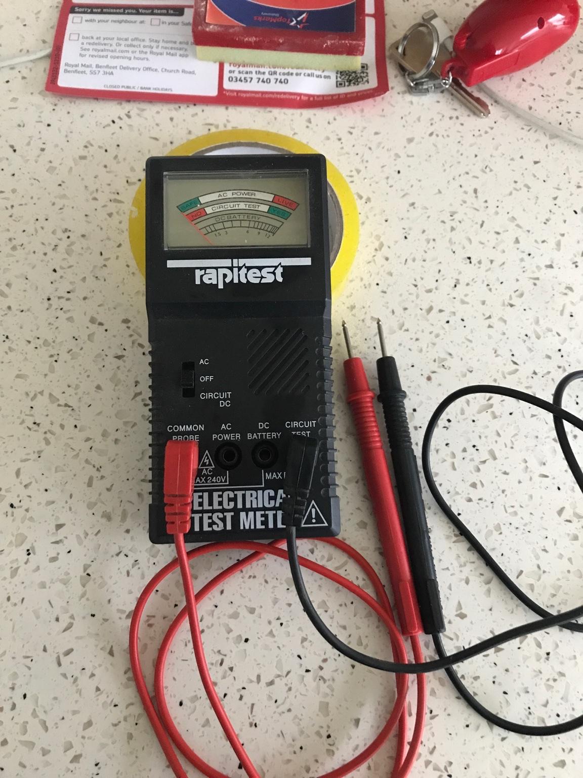 Rapitest electrical test meter in Castle Point für £ 10,00 zum Verkauf