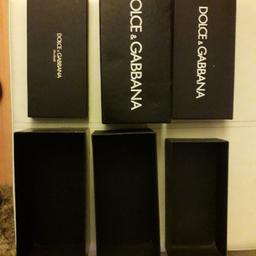 3 x Genuine Dolice & Gabbana gift boxes
All v.g.c. For sunglasses or wallets etc.
Boxes have no contents. Post out only