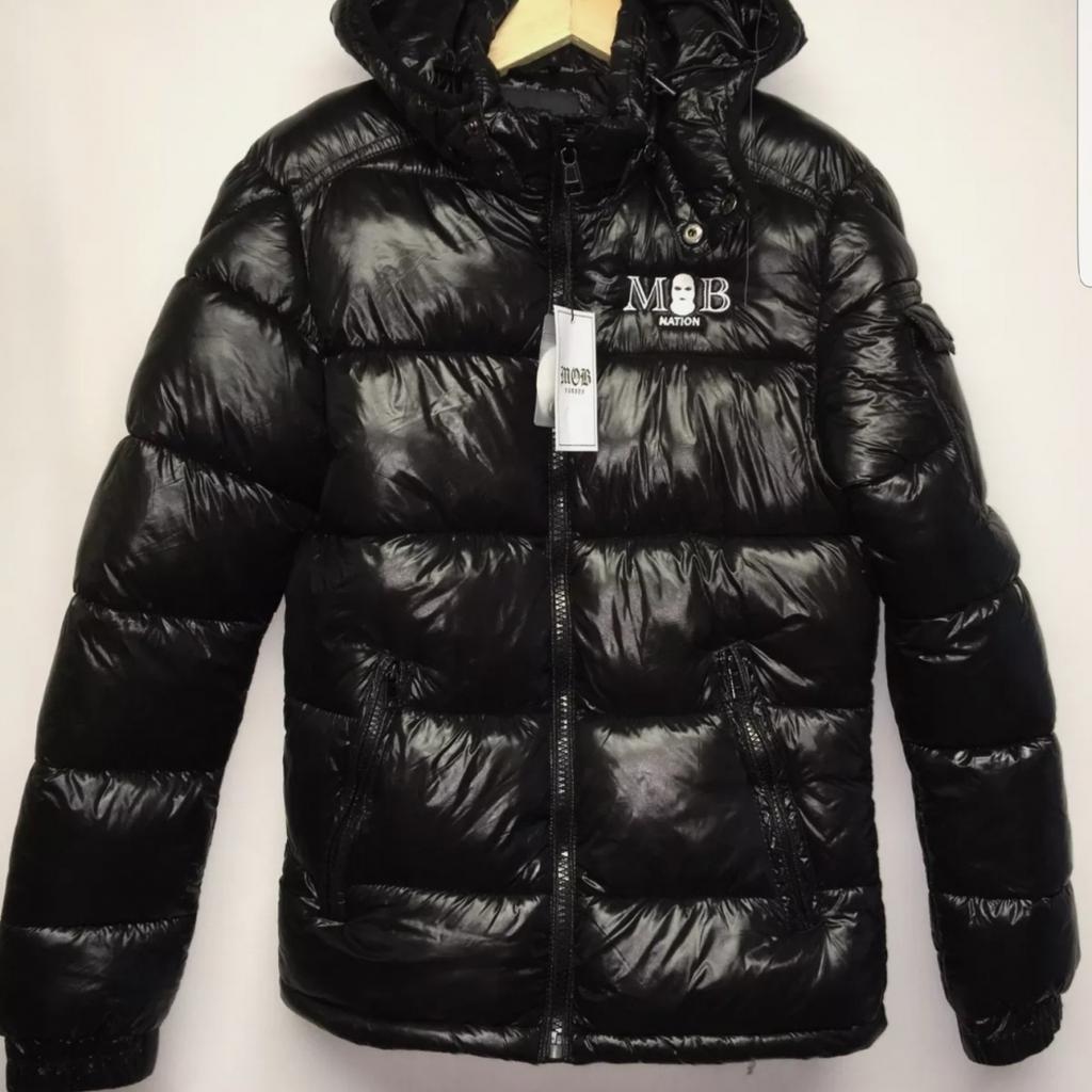 MOB Nation Black Puffer Jacket Coat Size Smal in SL2 Poges for £75.00 ...